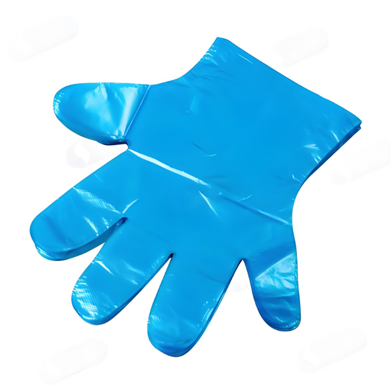 Antibakteeriset, hapon ja alkalin kestävät siniset HDPE-käsineet